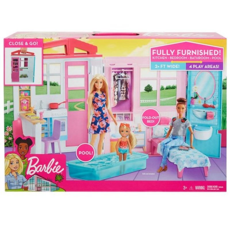Barbie�nin Portatif Evi Fxg54