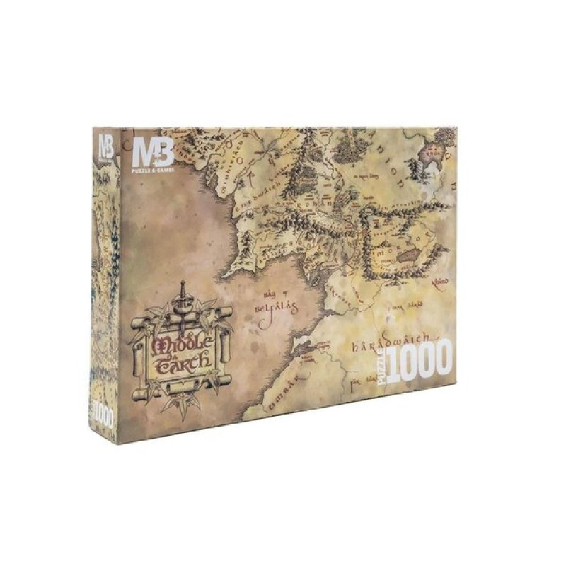 The Lord Of The Rings Middle Earth Map 1000 Parça Puzzle Fiyatı ...