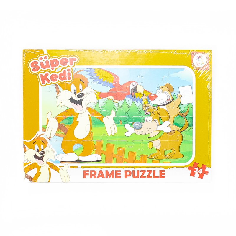 Puzzle Süper Kedi Frame Lcfrm004
