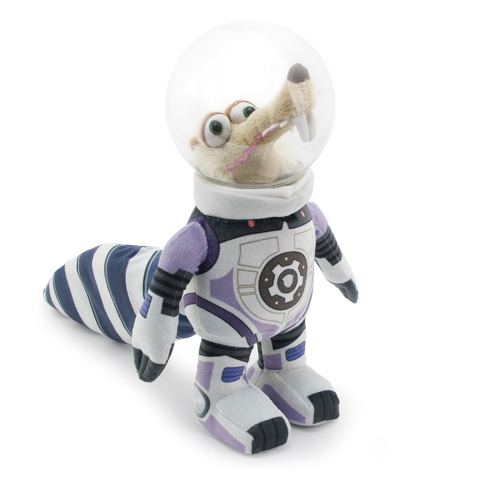 Buz Devri 5 Astronot Scrat Kasklı Peluş Figür 22 Cm